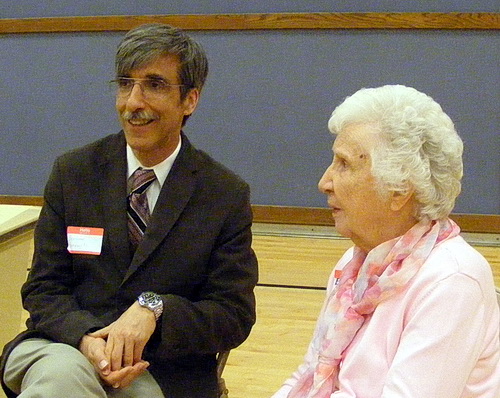 Jerome Horowitz and
his mother
