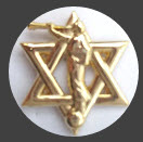 Star of David/Moroni Jewish Mormon Lapel Pin also on Amazon